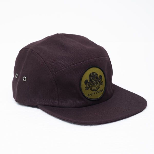 Salty Raksha - 5 Panel Cap - Maroon