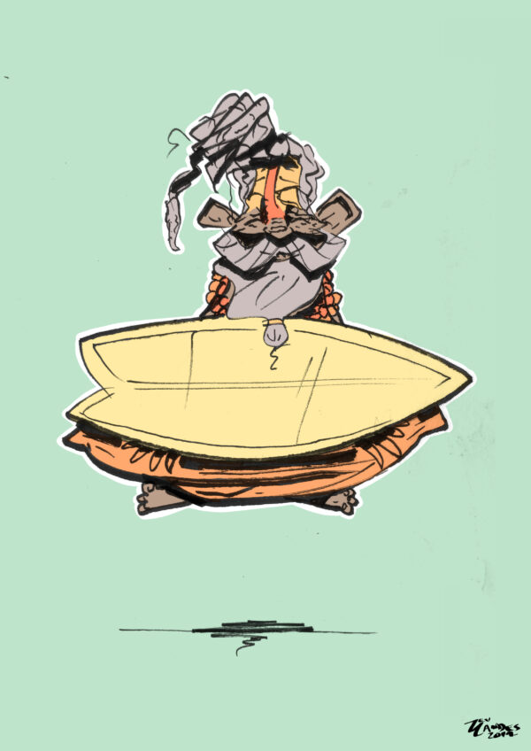Floating Swami - Box Frame - Image 2
