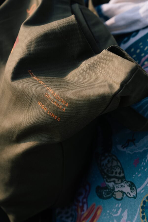 Mika - Artist Series - Lankan Tote - Khaki Green - Image 6