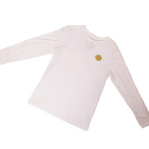 Swamis Long Sleeved Tee - Sun Beams - White