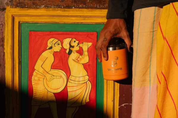 Powder Coated Travel Mug - Swami Orange - Image 4