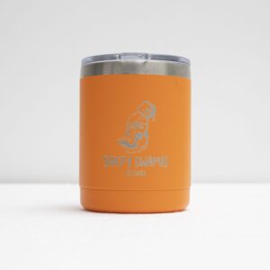 Powder Coated Travel Mug - Swami Orange
