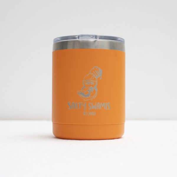Powder Coated Travel Mug - Swami Orange