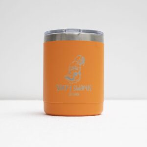 Powder Coated Travel Mug - Swami Orange