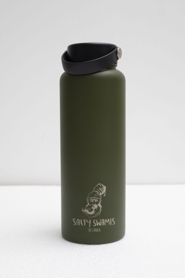 Powder Coated Water Bottle - Khaki - Image 3
