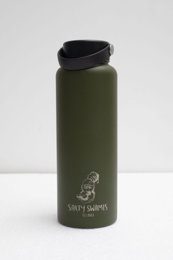 Powder Coated Water Bottle - Khaki - Image 3