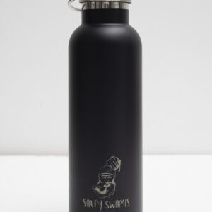 Powder Coated Water Bottle . Black