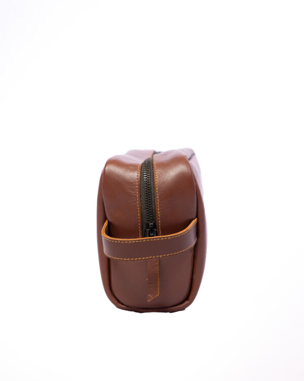 Leather Toiletries Bag - Image 3