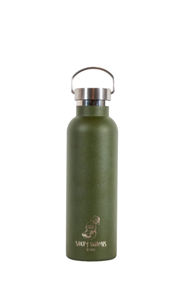 Powder Coated Water Bottle - Khaki