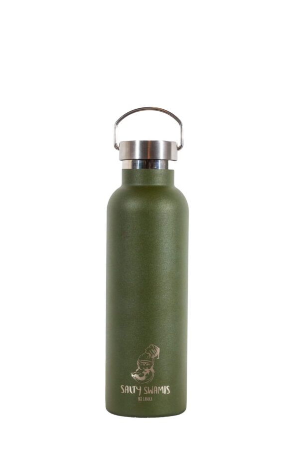 Powder Coated Water Bottle - Khaki