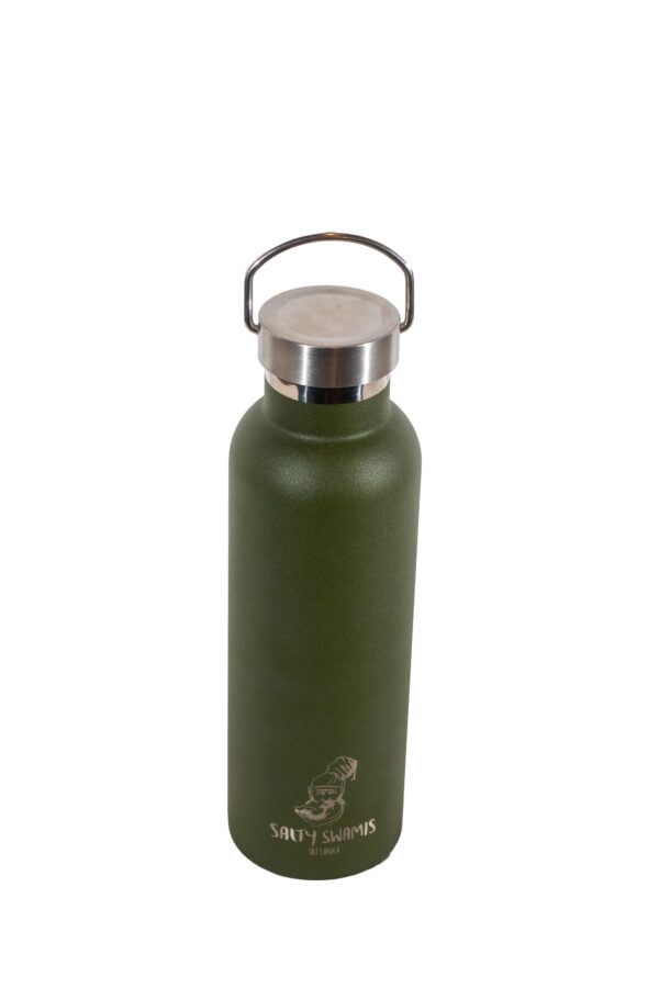 Powder Coated Water Bottle - Khaki - Image 2