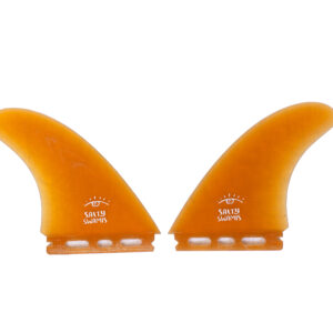 Salty Swamis Fins - Twin Uprights - Orange