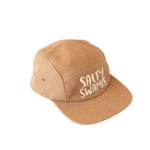 Salty Swamis OG . 5 Panel Cap . Tan