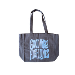 Good Vibes High Lines . A'bay Tote . Navy Blue