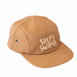 Salty Swamis OG . 5 Panel Cap . Tan