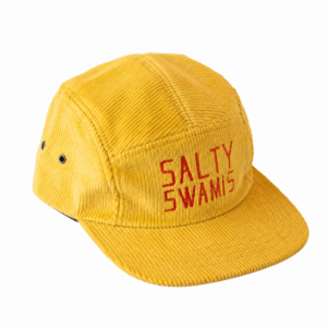 Salty Swamis . 5 Panel Cap . Yellow